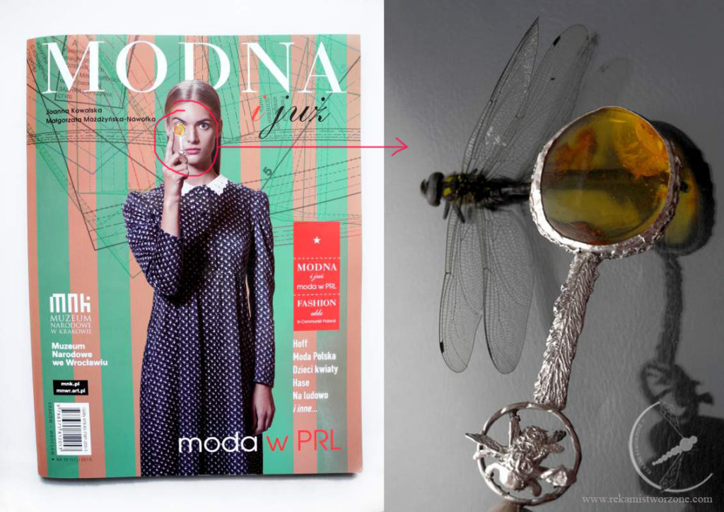 Bursztynowa lupka- Modna i już Moda w PRL