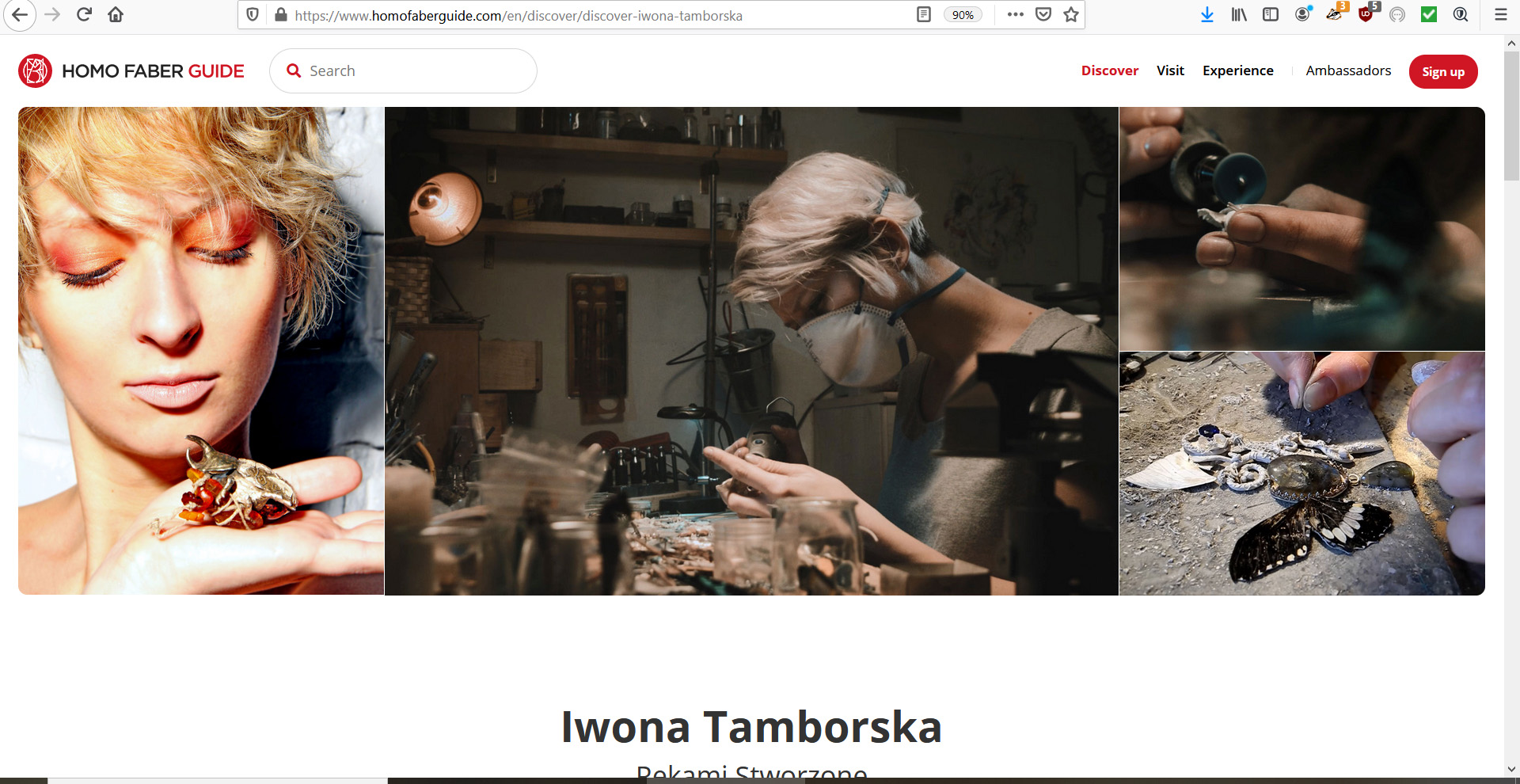 Great honor – Swiss  MichaelAngelo Foundation recommends Iwona Tamborska