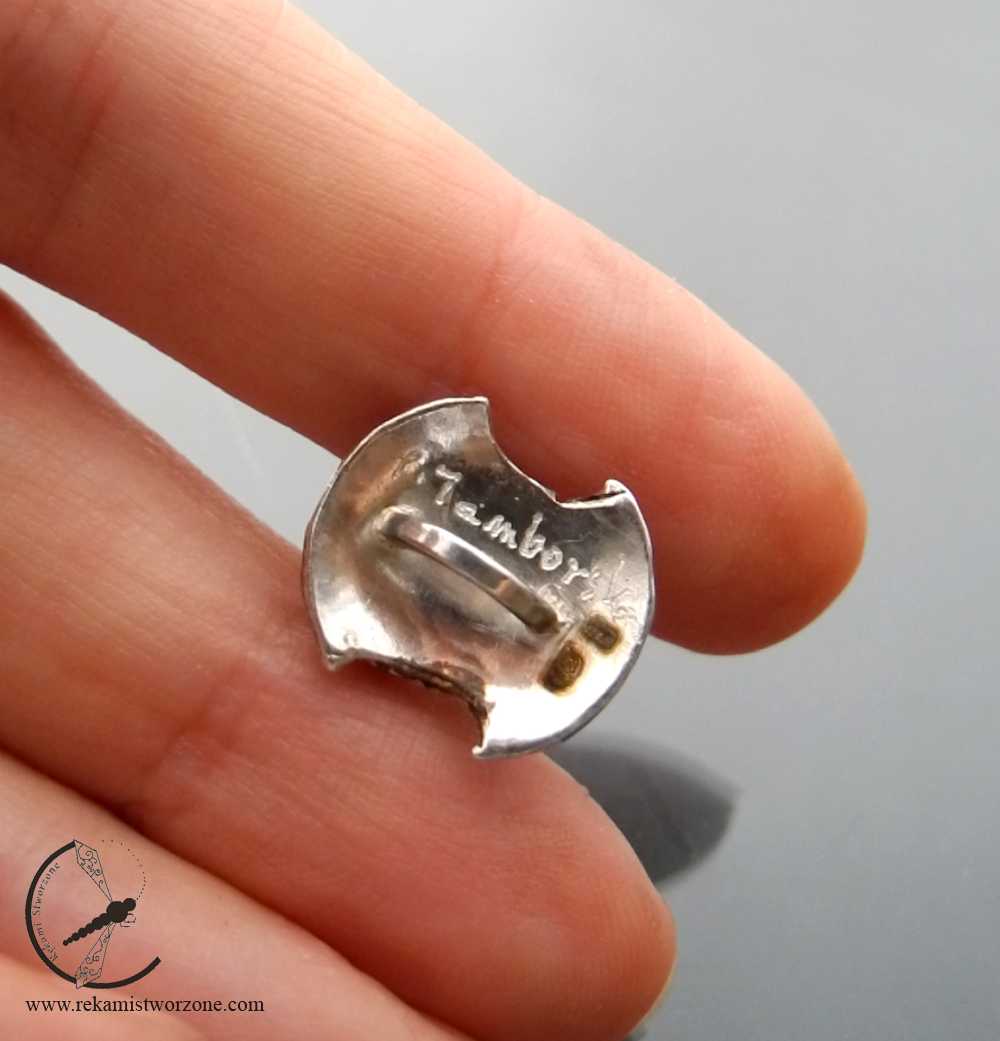 Athena – silver button from the “Gods of Olympus” series - Image 4